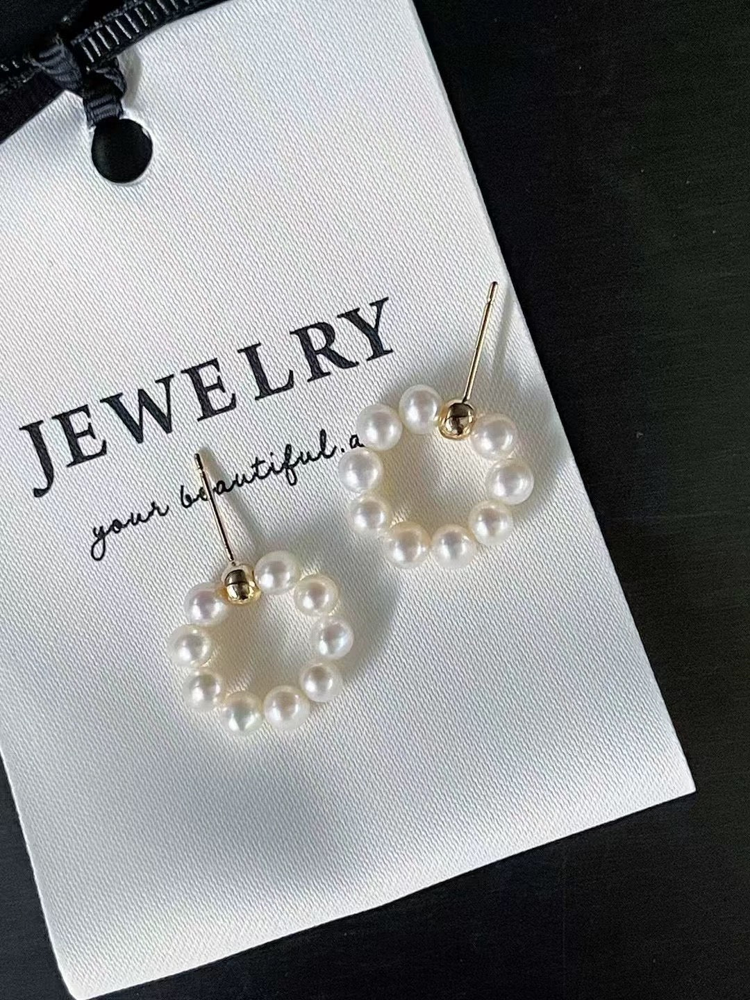 Pearl Halo Elegance Earrings
